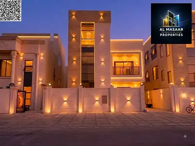 فيلا فاخرة للبيع في الحليو 2 عجمان 5 غرف نوم مع روف فاخر بتصميم عصري ومساحات واسعة – رفاهية استثنائية ومنزل أحلامك بانتظارك!