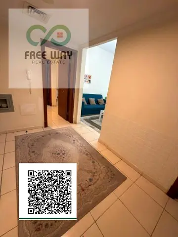 🛏️ غرفة نوم ماستر 🛋️ صالة مفروشة 🍽️ مطبخ 🚿 حمامان 🌅 بلكونة بإطلالة على الخور 📐 المساحة: 1,210 قدم مربع مميزات البرج: