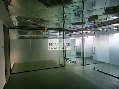 FITTED OFFICE WITH GLASS OFFICE PARTITION-WASHROOM