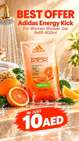 Adidas Energy Kick For Women Shower Gel Refill 400ml