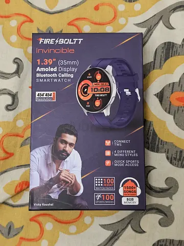 Fire-Boltt Invincible Smartwatch (1.39" AMOLED) - Good Condition