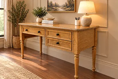 Modern Design Solid Wood Desk