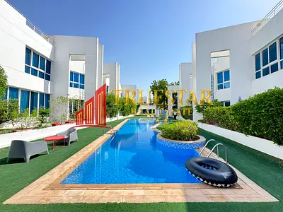 COMPOUND VILLA 4BR+MAIDS PRIVATE GARDEN SHARED POOL GYM