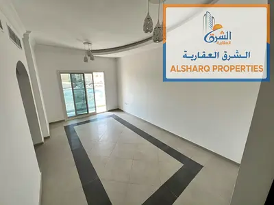 One-bedroom apartment (with a living room) for annual rent in Al Rawda 2, Ajman. Located near Al Shorooq Mall, the apartment features a spacious layo