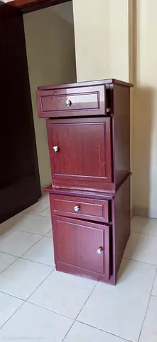 2 Identical wood bedside tables