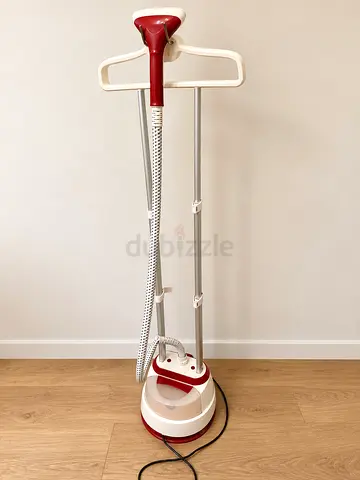 Red & White Standing Garment Steamer