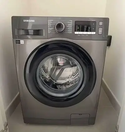 Samsung 8kg Front Load Washing Machine - Dark Grey, Good Condition