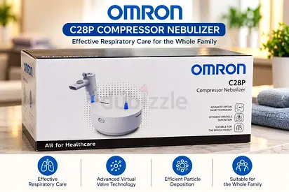 Omron C28P Compressor Nebulizer - complete unit in box