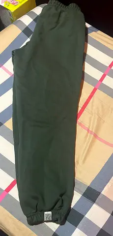 Dark green casual joggers - unisex, size not labeled
