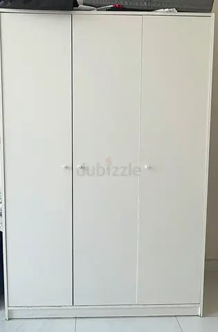 IKEA White 3-Door Wardrobe