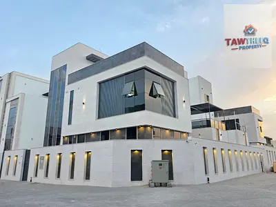 Luxury Ready-to-Move Villa for Sale in Al Helio 2, Ajman, Corner Plot on Two Roads, 6 Master Bedroo