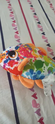 Colorful Plush Fish Stuffed Toy - Small