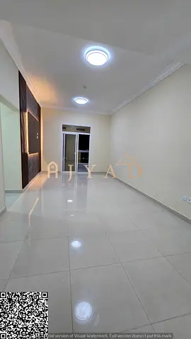Annual rent in Ajman, Al Jurf 3: 2BR with balcony, wardrobes, central AC, near Sheikh Mohammed Bin Zayed Road, flexible payments.