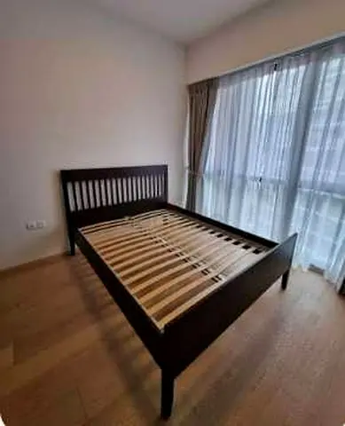 IKEA idanas queen bed frame for sale