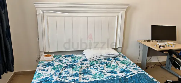 GIVRE BED 180X200CM SOLID WOOD - WHITE