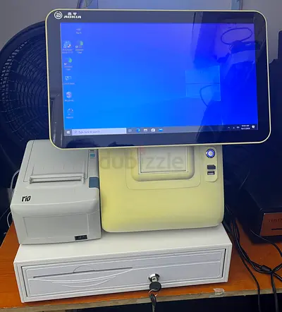 POS Machine dual screen full set AED 750