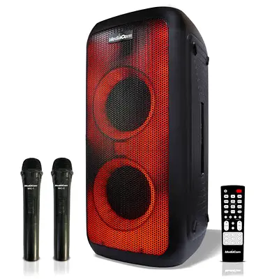 Mediacom MCI727 Bluetooth Party Speaker with Wireless Microphones