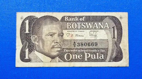 1983 Botswana 1 Pula Banknote