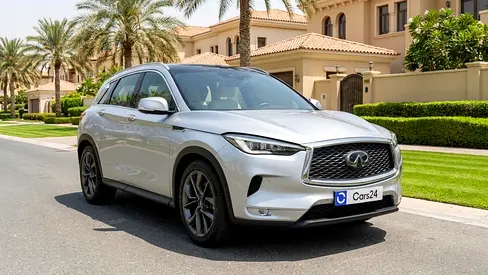 AED 973/month | 0 DP | Free 3 Months Warranty | Service History | 30 Day Return | INFINITI QX50 2021