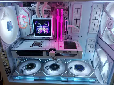 ALL HIGH END LianLi COMPONENTS White BUILD !!! BRAND NEW PC !!!