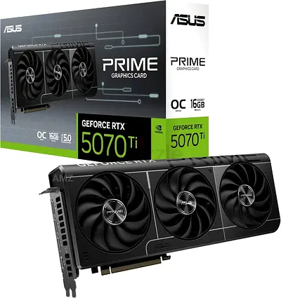 ASUS NVIDIA GeForce RTX 5070Ti Video Card 16GB GDDR7 PCI Express 5.0