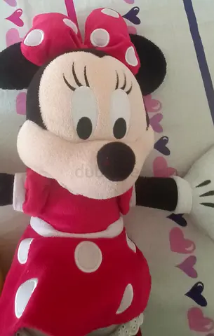 Used Minnie Mouse Plush Toy - Soft Stuffed Doll