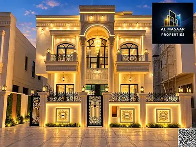 فيلا مودرن فاخرة للبيع في الحليو 2 عجمان 5 غرف نوم بتصميم عصري مذهل ومساحات واسعة وموقع مثالي للسكن العائلي والاستثمار