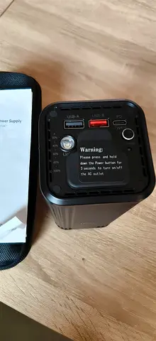 Portable power station with multiple USB ports and AC outlet