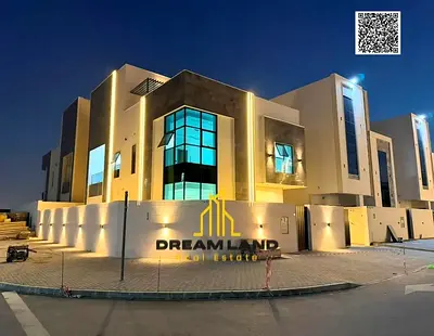 فيلا زاوية فاخرة للبيع في الحليو 2 – عجمان | شامل رسوم التسجيل والتمليك فرصة مميزة لامتلاك فيلا زاوية بتصميم عصري وراقي، على شارعين، مع فناء واسع وارت