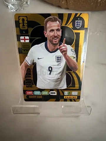 Panini England Harry Kane Golden Baller collectible card - Limited edition display