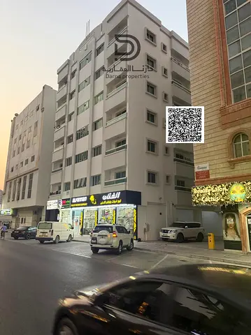 Corner Building for Sale in Al Rashidiya 3, Ajman, on Abdullah Bin Abboud Main Road. Ground + 6 Floors, 6,000 Sq. Ft. Plot, 42 One-Bedroom Apartments,