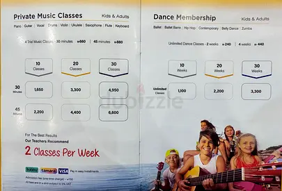 Music and Dance Classes