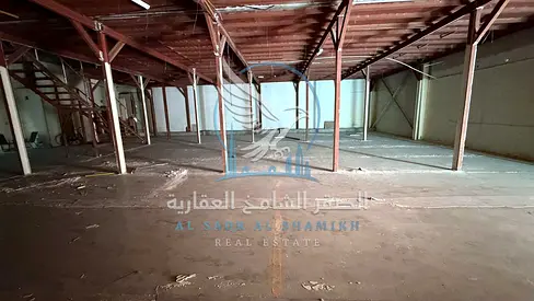 Warehouse in a Prime Location | Wide Entrance | Civil Defense System | 8,000 Sq. Ft. | Mezzanine | 3-Phase Electricity | Sewage Connection | Suitable