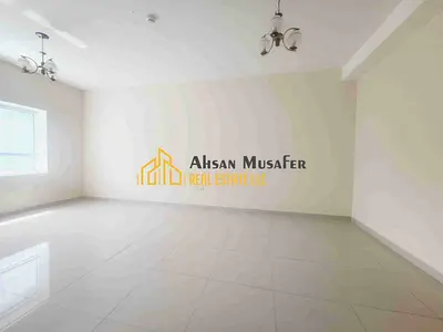 //PARKING FREE+BALCONY ALSO HAVE+10 DAYS FREE+6 CHQS//LIMITED TIME OFFER///6CHQS// EASY EXIT TO DUBAI NEAR SAHARA CENTRE AND NEAR RTA BUS STOP LAST UNIT 1BHK WITH 2WASHROOMS