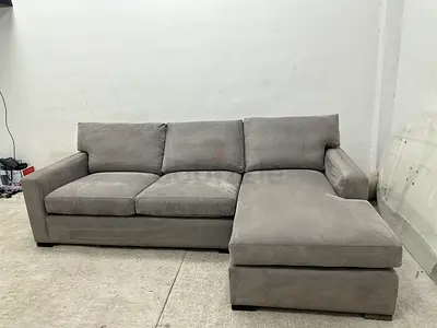 Perfect condition crate&barrel axis model lshape sofa