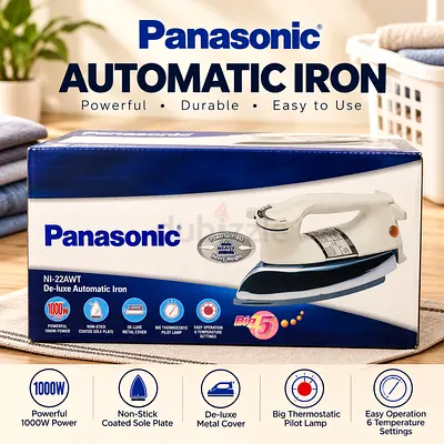 Panasonic NI-22AWT 1000W Automatic Steam Iron - New in Box