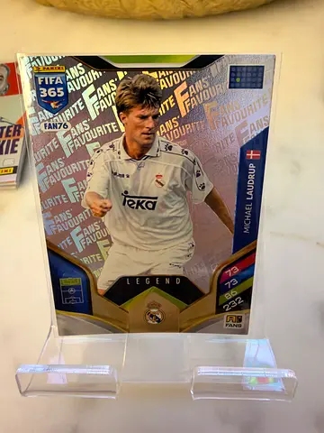Michael Laudrup Real Madrid Legend Football Trading Card (in case) - Collectible