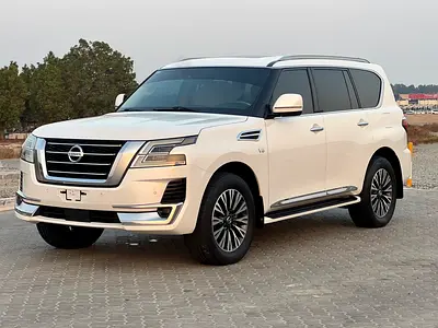 نيسان باترول تتانيوم ماكينه كبيره فل اوبشن بحاله ممتاره جدا