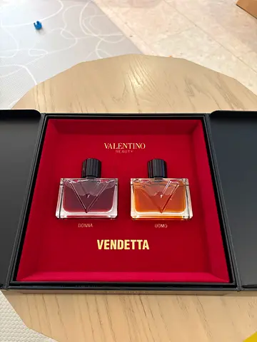 Valentino Vendetta eau de parfum set — two bottles (new in box)