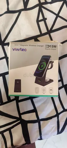 Vivtec 3-in-1 Wireless Charger (Magnetic phone + Watch + AirPods) - New in Box