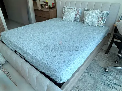 PAN EMIRATES KING SIZE FABRIC BED
