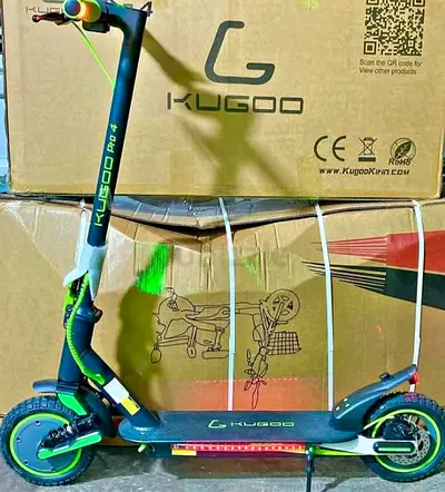 Slightly Used Kugoo Pro 4 Electric Scooter – Fast & Foldable - Only 599 AED.