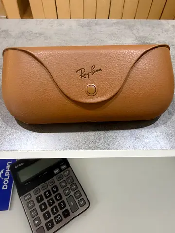 Ray-Ban glasses hard case (brown) - good condition