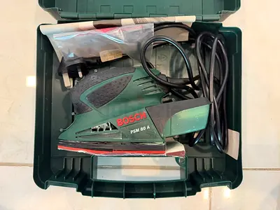 Bosch PSM 80A Electric Detail Sander with Case - Good Working Condition
