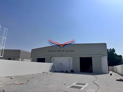Industrial Warehouse with Spacious Open Yard for Rent | 43 kW Power