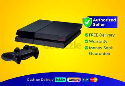 Sony PlayStation 4 - Fat - Black - 500GB | New |  Warranty | FREE  Delivery