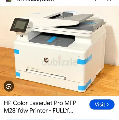 HP Color LaserJet Pro MFP M281fdw - Color Laser Multifunction Printer