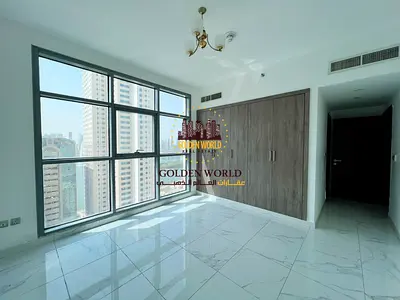 3-bedroom apartment in Al Majaz 1, Sharjah. Central AC, 2 master bedrooms, maid’s room, balcony, parking, deluxe finishing. AED 70,000 yearly.