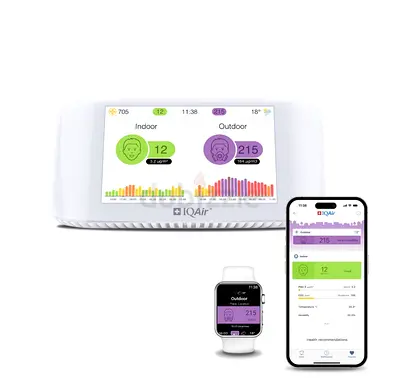 IQAir AirVisual Pro Indoor & Outdoor Air Quality Monitor - New In Box