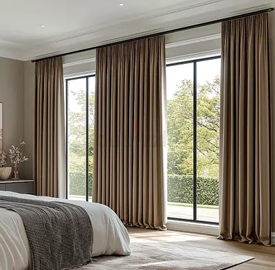 Blackout & Sheer Curtains with Installation